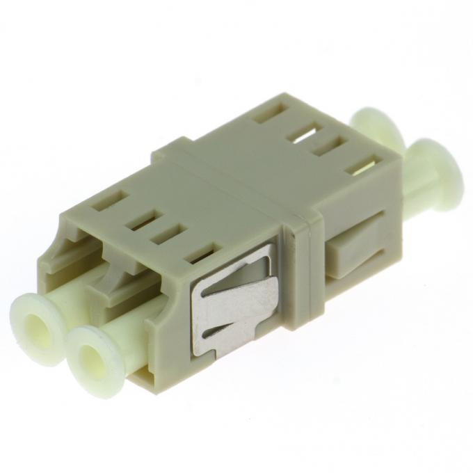 Singlemode Multimode नियंत्रण रेखा Duplex Fiber Optic Adapter Fलैनgeless For Telecom 1