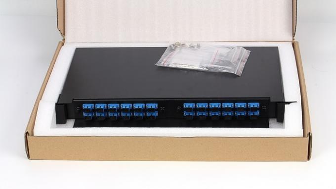 12 to 144 Ports 19 Inch Rack Mount Slidable ODF With अनुसूचित जाति नियंत्रण रेखा Interface 2
