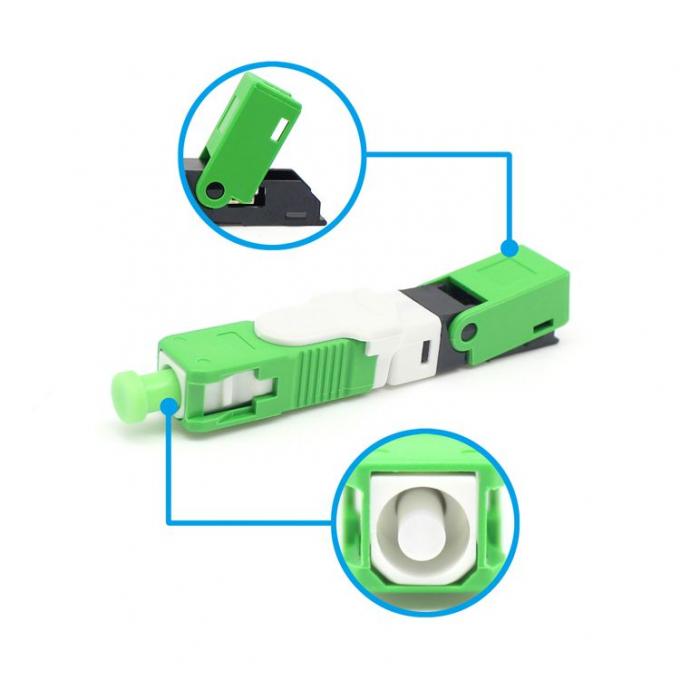 अनुसूचित जाति Quick Field Assembly Fiber Optic Connector अनुसूचित जाति Fast Connector For FTTH FTTX 0